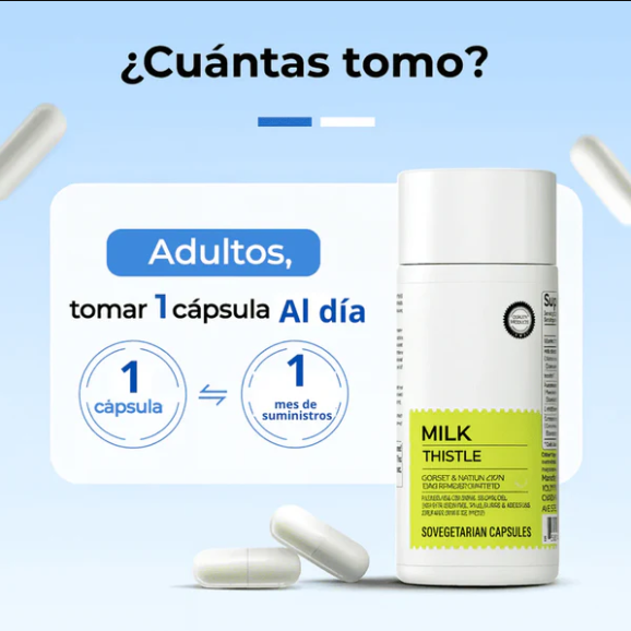 OXYFUEL Cardo Mariano | Detox Hepático & Limpieza de Colon