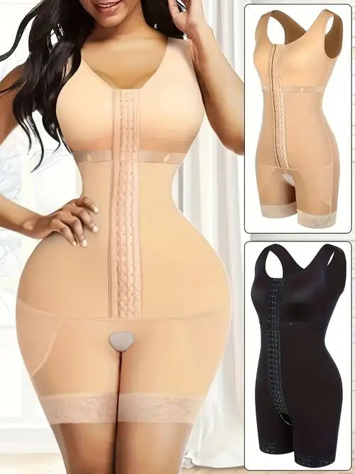Shapewear for Women Tummy Control Full Shapewear Butt Lifter with Zipper Crotch