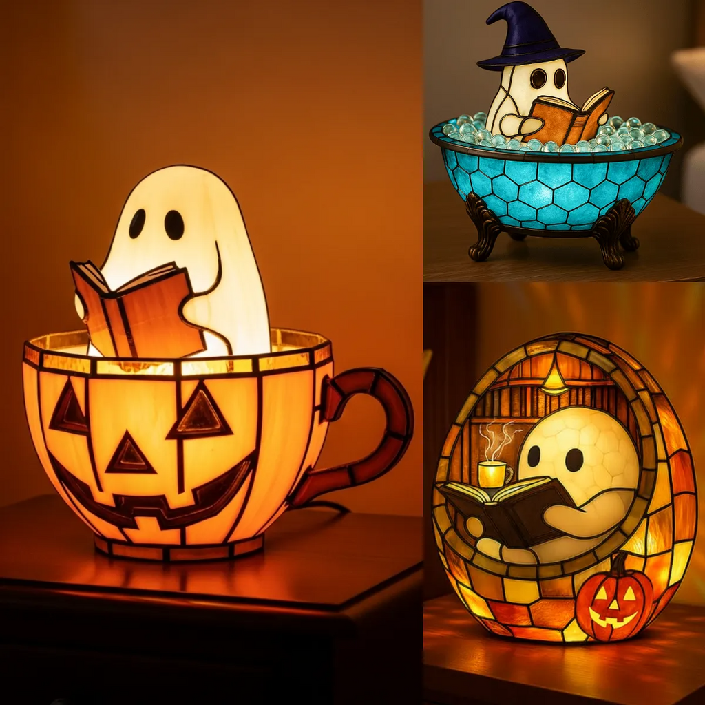 🔥Last Day Promotion 50% OFF🔥 - Ghost Reading Book Lamp