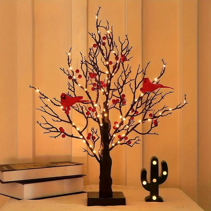 🔥Berries, Holiday Decorations for Home Living Room, Bedroom and Party for Christmas, Wedding, Birthday Scene Setting Ambient Tree Lights Gift Ornaments