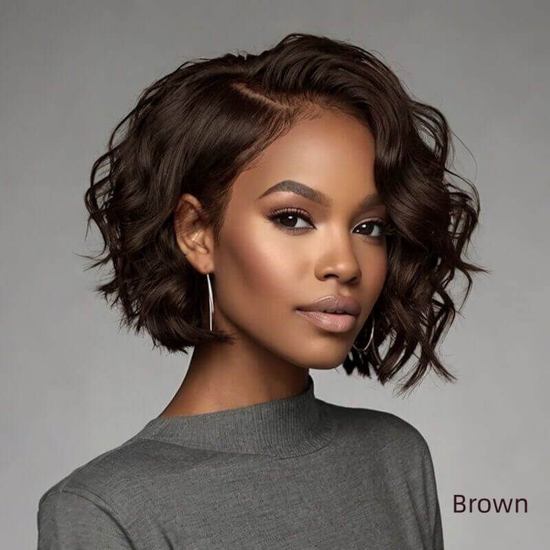 Wear and Go Wigs Elegant Hairstyles Bob Wavy Wigs