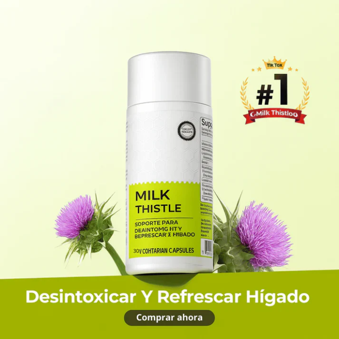 OXYFUEL Cardo Mariano | Detox Hepático & Limpieza de Colon
