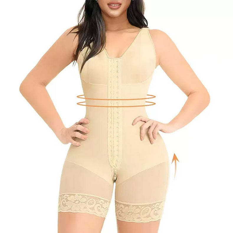Shapewear for Women Tummy Control Full Shapewear Butt Lifter with Zipper Crotch