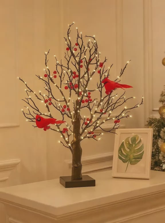 🔥Berries, Holiday Decorations for Home Living Room, Bedroom and Party for Christmas, Wedding, Birthday Scene Setting Ambient Tree Lights Gift Ornaments